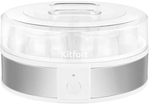 картинка kitfort йогуртница кт-6405 серебристый от магазина Tovar-RF.ru