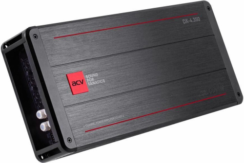 картинка acv dx-4.350 v4 4*350вт/4-3-2 канал/4-2 ом/hpf/lpf/bp/bassboost/high input/d class от магазина Tovar-RF.ru