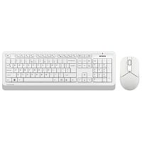 картинка клавиатура + мышь a4tech fstyler fg1012 клав:белый мышь:белый usb беспроводная multimedia [1599042] от магазина Tovar-RF.ru