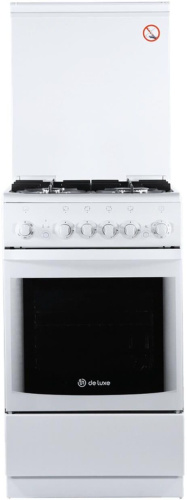 картинка плита газовая de luxe 506040.03г (916802) бел магазин Tovar-RF.ru являющийся официальным дистрибьютором в России картинка плита газовая de luxe 506040.03г (916802) бел от магазина Tovar-RF.ru