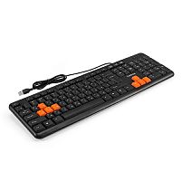 картинка exegate ex264080rus клавиатура exegate ly-403, <usb, черная, 105кл, enter большой, 8 красных клавиш> color box от магазина Tovar-RF.ru