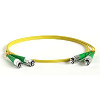 картинка hyperline fc-d2-9-fc/ar-fc/ar-h-5m-lszh-yl патч-корд волоконно-оптический (шнур) sm 9/125 (os2), fc/apc-fc/apc, 2.0 мм, duplex, lszh, 5 м от магазина Tovar-RF.ru