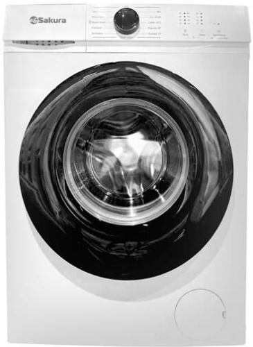 картинка стиральная машина sa-8205w 6 кг фронт инверт.мотор (10702070/220326/5109095/1, китай) sakura sa-8205w белый/черный от магазина Tovar-RF.ru