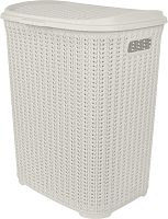 картинка Корзина для белья PLAST TEAM PT408011048 Melange 65л 463х406х507мм молочный туман от магазина Tovar-RF.ru