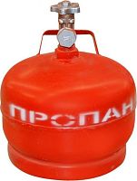 картинка Газовый баллон RUSSIA стальной 5л., (Крым) от магазина Tovar-RF.ru