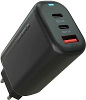картинка сзу more choice (4610196409646) nc79 1usb+2type-c 3.0a pd 65w быстрая зарядка black от магазина Tovar-RF.ru