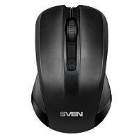 картинка беспроводная мышь sven rx-270w чёрная (3+1кл. 800-1600dpi, блист) от магазина Tovar-RF.ru