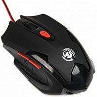 картинка мышь mgk-10u dialog gan-kata - игровая, 6 кнопок + ролик прокрутки, usb, черная            от магазина Tovar-RF.ru