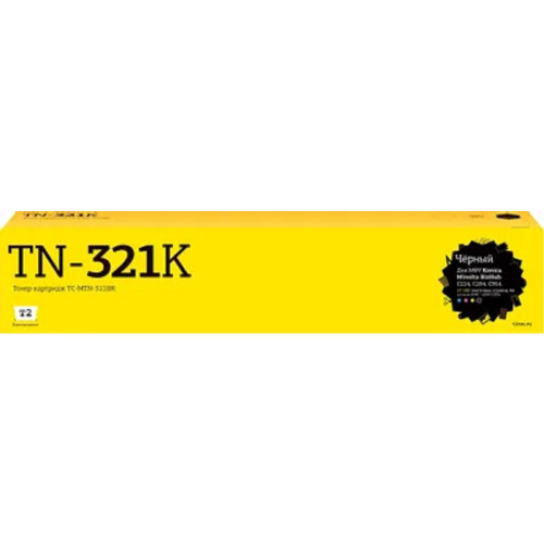 картинка tc-mtn-321bk тонер-картридж t2 для konica-minolta bizhub c224/c284/c364 (27000 стр.) черный, с чипом магазин Tovar-RF.ru являющийся официальным дистрибьютором в России картинка tc-mtn-321bk тонер-картридж t2 для konica-minolta bizhub c224/c284/c364 (27000 стр.) черный, с чипом от магазина Tovar-RF.ru