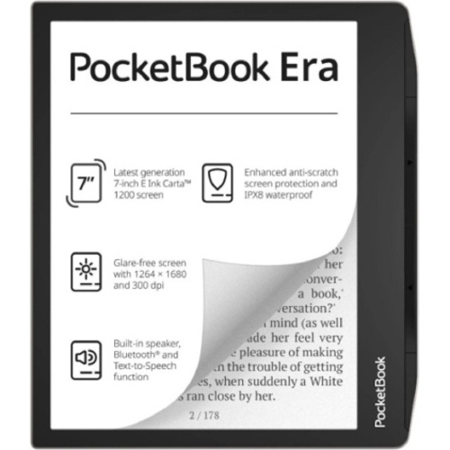 картинка электронная книга pocketbook 700 era 16gb stardust silver, серебристый магазин Tovar-RF.ru являющийся официальным дистрибьютором в России картинка электронная книга pocketbook 700 era 16gb stardust silver, серебристый от магазина Tovar-RF.ru