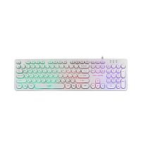 картинка dialog gan-kata клавиатура kgk-16u white - игровая с rgb-подсветкой, usb, белая  от магазина Tovar-RF.ru
