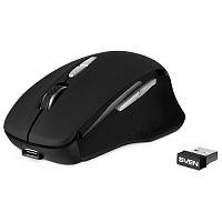картинка беспроводная мышь sven rx-590sw чрн. (бесш. кл., bluetooth, 2,4ghz, 6+1кл., st, 800-1600dpi, блист.) от магазина Tovar-RF.ru