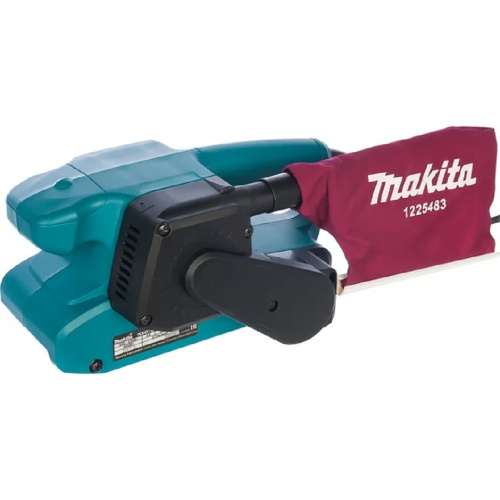 картинка Makita 9910 Ленточная шлифовальная машина [9910] {650 Вт, 270 м/мин, ширина ленты 76 мм, 2.6 кг} от магазина Tovar-RF.ru