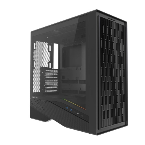 картинка Powercase Корпус Intro, TG, Type-C, W/O Fans, чёрный, ATX  (CJ235IB-F0) от магазина Tovar-RF.ru