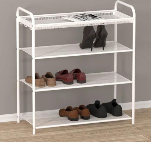 картинка Подставка для обуви ЗМИ Подставка для обуви "Верона 24" (VERONA 24 shoe rack) белый ПДОВ24 Б магазин Tovar-RF.ru являющийся официальным дистрибьютором в России картинка Подставка для обуви ЗМИ Подставка для обуви "Верона 24" (VERONA 24 shoe rack) белый ПДОВ24 Б от магазина Tovar-RF.ru