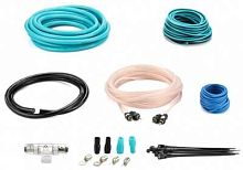 картинка комплект проводов aspect awk-4.2 для 2-кан. усилителя, омедненный алюминий (сса), 4awg, 2rca-2rca от магазина Tovar-RF.ru