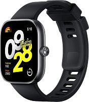 картинка умные часы xiaomi redmi watch 4 obsidian black (bhr7854gl) от магазина Tovar-RF.ru