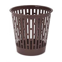 картинка Корзина АЛЬТЕРНАТИВА М8216 для мусора Матрица 9л (коричневый) от магазина Tovar-RF.ru