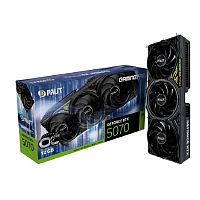 картинка видеокарта palit rtx5070 gamingpro oc 12gb gddr7 192bit 3xdp hdmi 3fan rtl от магазина Tovar-RF.ru