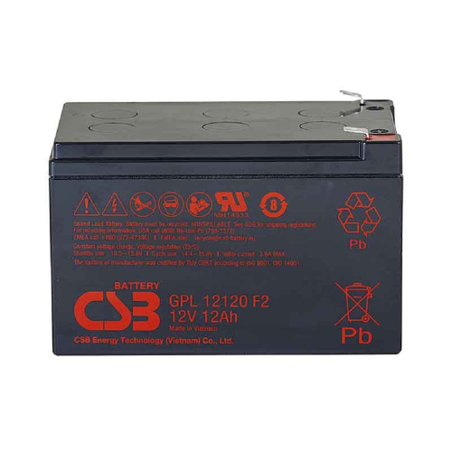 картинка csb батарея gpl12120 f2 (12v 12ah) магазин Tovar-RF.ru являющийся официальным дистрибьютором в России картинка csb батарея gpl12120 f2 (12v 12ah) от магазина Tovar-RF.ru