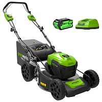 картинка Greenworks 40В 46см Газонокосилка самоходная (без аккумуляторной батареи и зарядного устройства)} [2506807] от магазина Tovar-RF.ru