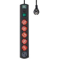 картинка сетевой фильтр most lrg, 1.6м, черный [lrg 6-1.6bk] от магазина Tovar-RF.ru