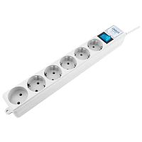 картинка powercube pro фильтр-удлинитель (spl(5+1)-16b-p-3м) 3.0 м, 6 розеток, 16а/3,5квт, lc контур - подавление в/ч помех от магазина Tovar-RF.ru