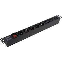 картинка exegate ex280866rus блок розеток exegate serverpro pdu-19h008 al-5c135s-c14-sw, 19",1u,алюм, 5 iec 320 c13, 5schuko, с14 от магазина Tovar-RF.ru