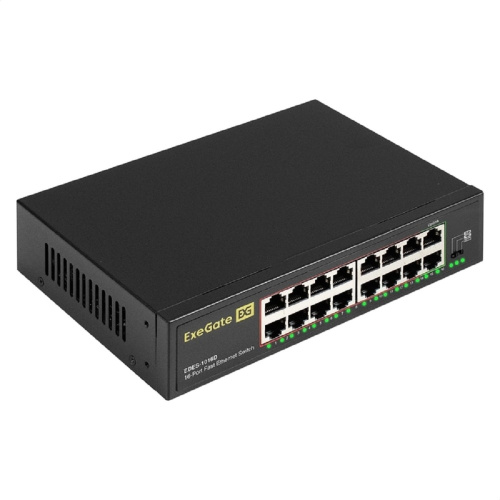 картинка exegate ex298691rus коммутатор неуправляемый exegate edes-1016d (16-портовый utp 10/100mbps, металлический корпус, возможна установка в стойку и монтаж на стену) магазин Tovar-RF.ru являющийся официальным дистрибьютором в России картинка exegate ex298691rus коммутатор неуправляемый exegate edes-1016d (16-портовый utp 10/100mbps, металлический корпус, возможна установка в стойку и монтаж на стену) от магазина Tovar-RF.ru
