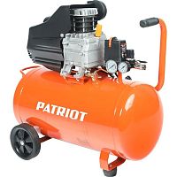 картинка patriot euro 50-260 компрессор [525306367] {мощн.: 1.8 квт; напр.: 230в~50гц; об.двиг.: 2850 об/мин; производит.: 260 л/мин; об.ресивера: 50 л; давл.: 8 бар; вес: 27,5 кг;} от магазина Tovar-RF.ru