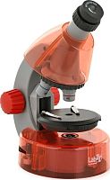 картинка микроскоп levenhuk labzz m101 orange апельсинот магазина Tovar-RF.ru