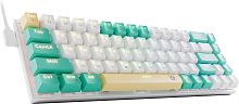 картинка клавиатура defender (45084) vexx pro gk-084 ru , белый/зеленый, механическая от магазина Tovar-RF.ru