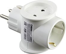 картинка Разветвитель СИБИН Разветвитель электрический с заземлением, 3 гнезда, 16А/220В 55098-3 от магазина Tovar-RF.ru