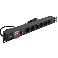 картинка exegate ex280831rus блок розеток exegate serverpro pdu-19h606 al-6s-eu2-sw-o, 19",1u,алюм, 6sch, евровилка,2м,защ перегр от магазина Tovar-RF.ru