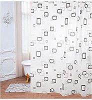 картинка РЫЖИЙ КОТ Занавеска для ванной, 180*180 см. материал - PEVA (009390) от магазина Tovar-RF.ru