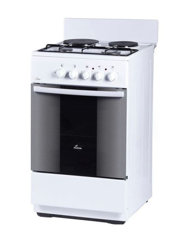 картинка газ/эл. плита flama rk 2201 w (2 газ.+ 2 электро) магазин Tovar-RF.ru являющийся официальным дистрибьютором в России картинка газ/эл. плита flama rk 2201 w (2 газ.+ 2 электро) от магазина Tovar-RF.ru