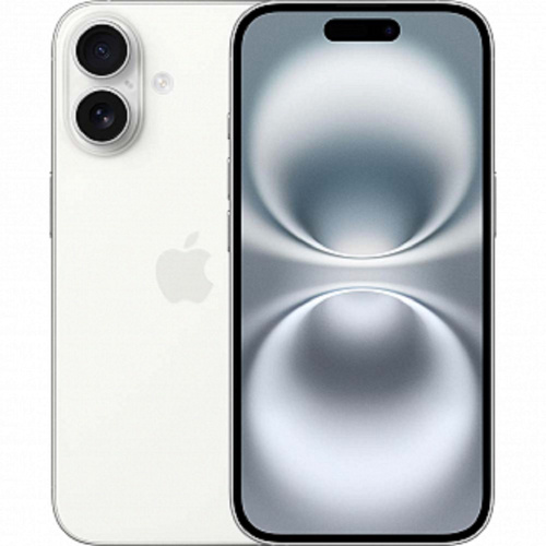 картинка apple iphone 16 128gb white [mye93hn/a] (sim+esim индия) от магазина Tovar-RF.ru