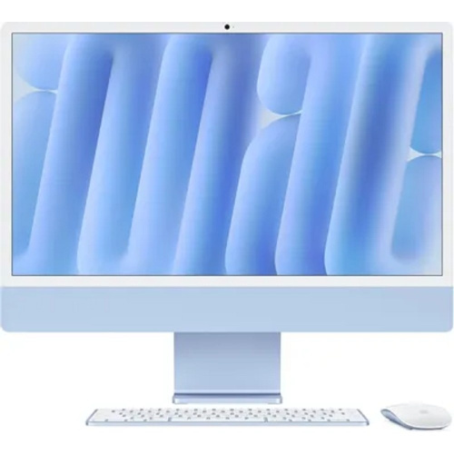 картинка apple imac 24-inch 2024 [mwuf3zp/a] (клав.рус.грав.) blue 24" retina 4.5k {(4880x2520) m4 8c cpu 8c gpu/16gb/256gb ssd/рекоменд.переход.1979059/1991284} (a3247) от магазина Tovar-RF.ru