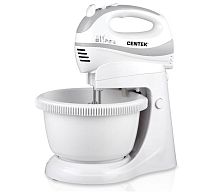 картинка миксер с чашей  centek ct-1106 (бел/сер) от магазина Tovar-RF.ru