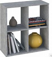 картинка Стеллаж POLINI Стеллаж Polini Home Smart Кубический 4 секции, бетон (1кор) от магазина Tovar-RF.ru