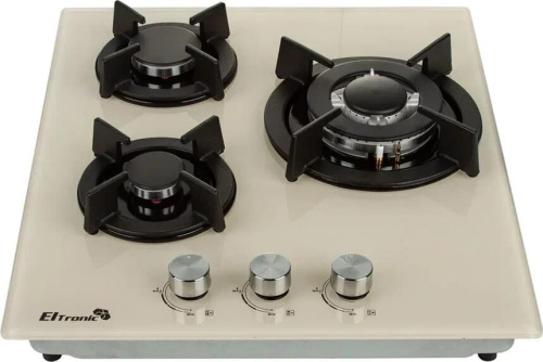 картинка варочная панель eltronic (33-11) 3 конфорки , бежевый от магазина Tovar-RF.ru