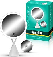 картинка Зеркало косметическое с подсветкой CAMELION (14004) M282-DL C01 белый от магазина Tovar-RF.ru