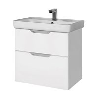 картинка Тумба Q, 60 см, подвесная, 2 ящика, белый глянец от магазина Tovar-RF.ru