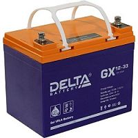 картинка delta gx 12-33 (33 а\ч, 12в) свинцово- кислотный аккумулятор   от магазина Tovar-RF.ru