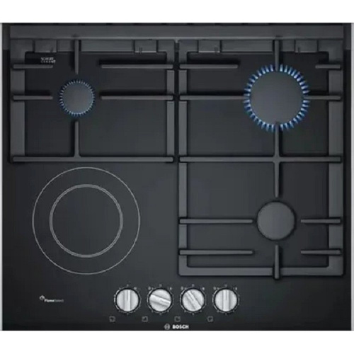 картинка bosch pry6a6b70q газовая варочная поверхность, черный от магазина Tovar-RF.ru