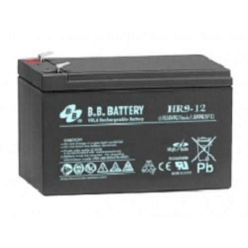картинка акб b.b. battery hr 9-12 (12в 9ач) 216вт/блок, дхшхв 151x65x94 мм, масса 2.75 кг, клеммы f2 {б0004674} от магазина Tovar-RF.ru