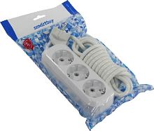 картинка Удлинитель с заземлением SMARTBUY (SBE-16-3-15-Z) 3 гнз х 15 м (16А/3.5кВт, ПВС 3х1.0) от магазина Tovar-RF.ru