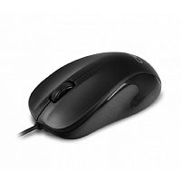 картинка cbr cm 131 black, usb, мышь офисн., оптич., 1200 dpi, 3 кн., 2.0 м, резиновое колесо прокрутки, abs-пластик от магазина Tovar-RF.ru
