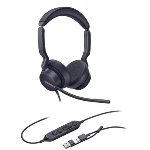 картинка гарнитура проводная/ yealink uh46 dual uc usb-c/a [1308183] от магазина Tovar-RF.ru