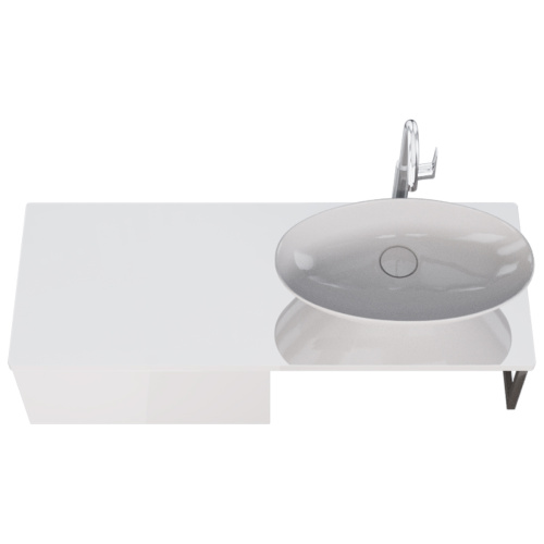 картинка Ящик BOX, 60 см, подвесной, для стеклянной столешницы LINE, 1 ящик, push-to-open, белый глянец магазин Tovar-RF.ru являющийся официальным дистрибьютором в России фото 3 картинка Ящик BOX, 60 см, подвесной, для стеклянной столешницы LINE, 1 ящик, push-to-open, белый глянец от магазина Tovar-RF.ru фото 3